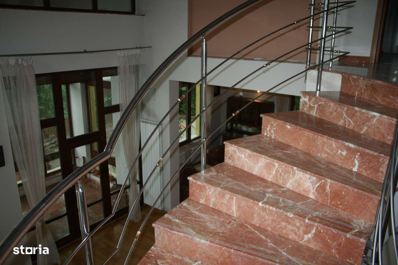 Vanzare vila superba D+P+1+M garaj piscina teren 2500mp Pipera padure-8