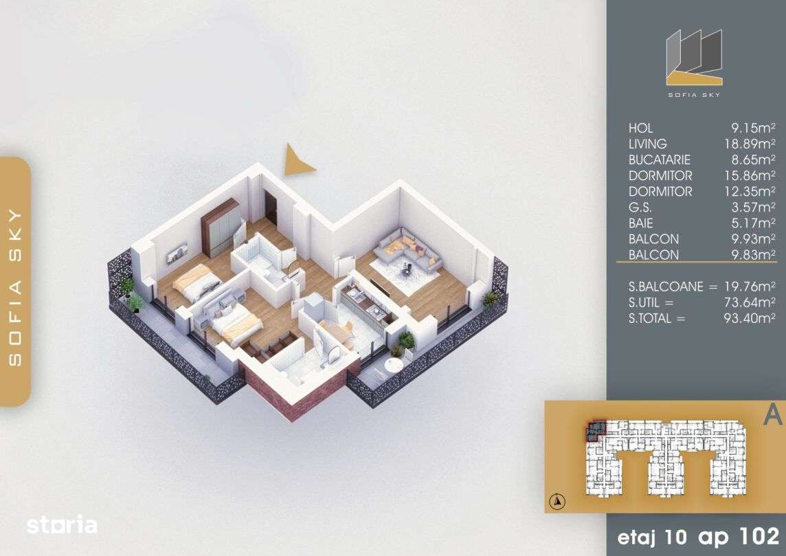 3 camere decomandat finalizare rapida Metrou Nicolae Teclu - Imagine principală: 1/10