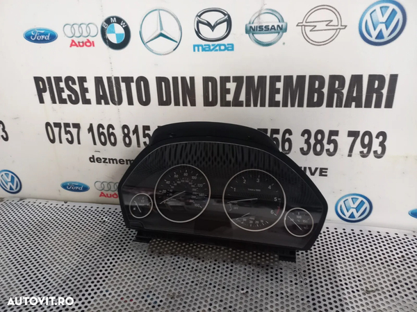 Ceasuri Bord Bmw F30 F31 Volan Dreapta Cod 9232893 2.0 Diesel N47 Manual - Dezmembrari Arad - 4