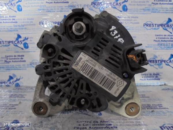 Alternador 8200654541A 2543509B RENAULT CLIO 3 FASE 1 2008 1.2I ETH 75CV 5P CINZENTO VALEO - 3