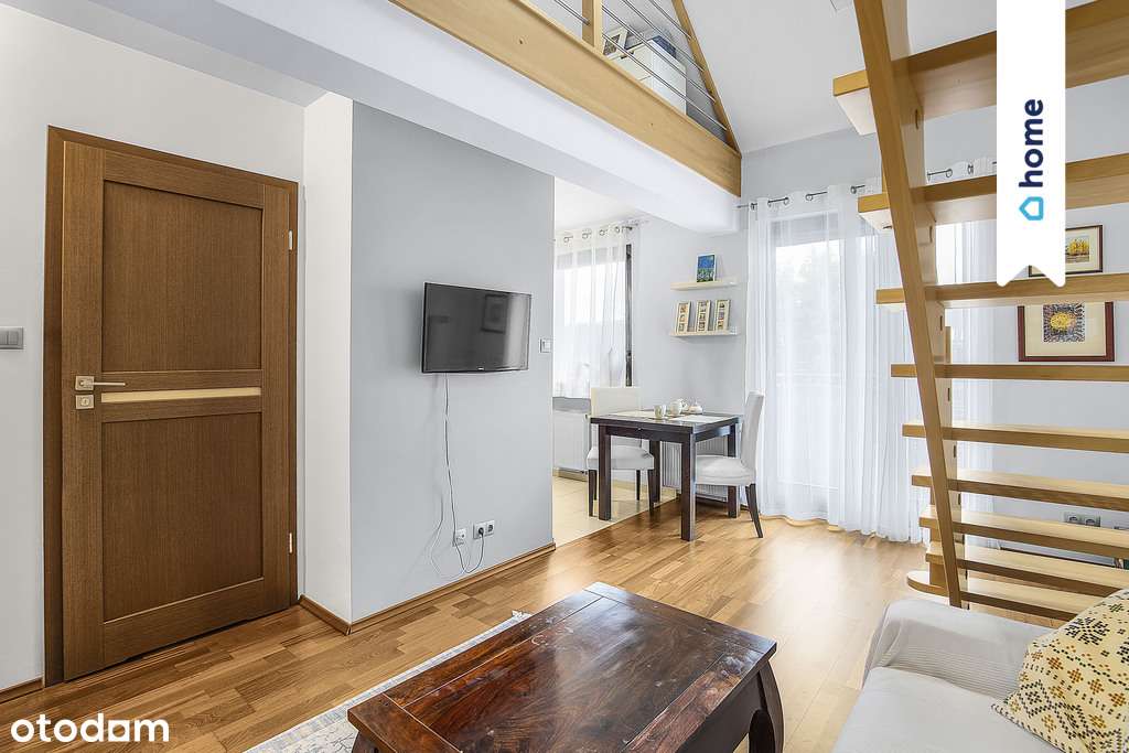 Słoneczne mieszkanie z antresolą i dużym balkonem - Pełny obrazek: 4/14