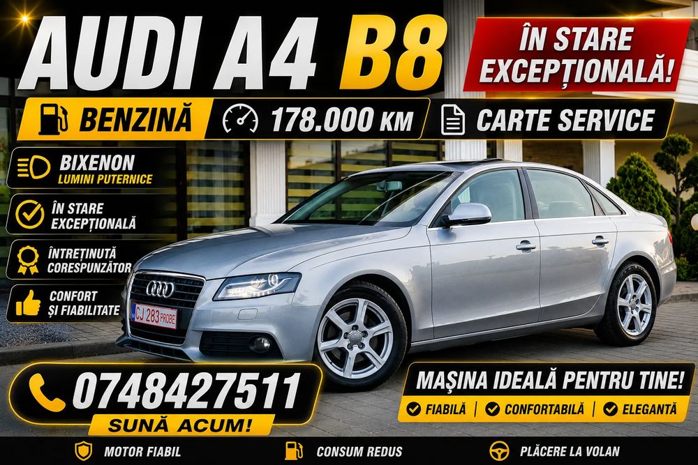 Audi A4 B8 [2007 - 2015] 1.8 TFSI Attraction 2010