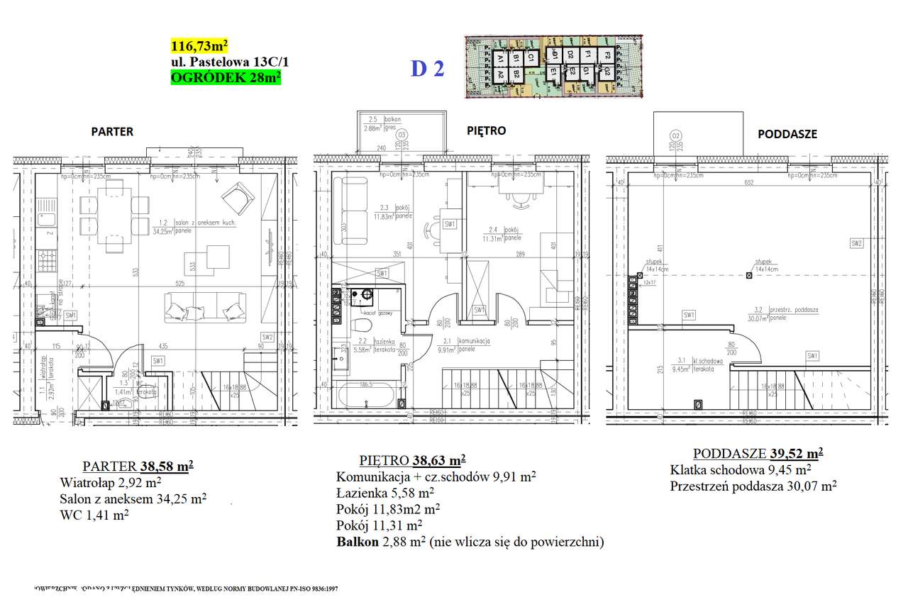 Lokal trzypoziomowy jak segment, ogródek i miejsce parkingowe-11