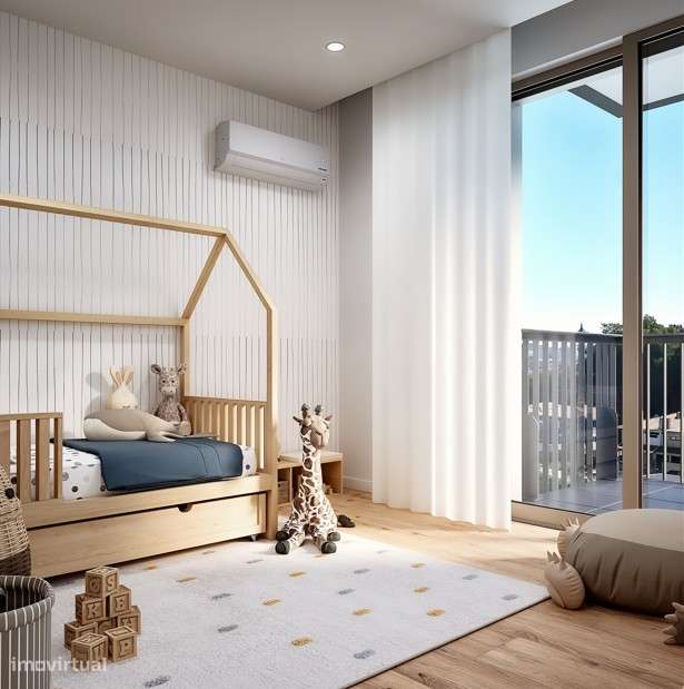 T1 Novo com Varanda (6m2) e 2 lugares de garagem em Canidelo-13