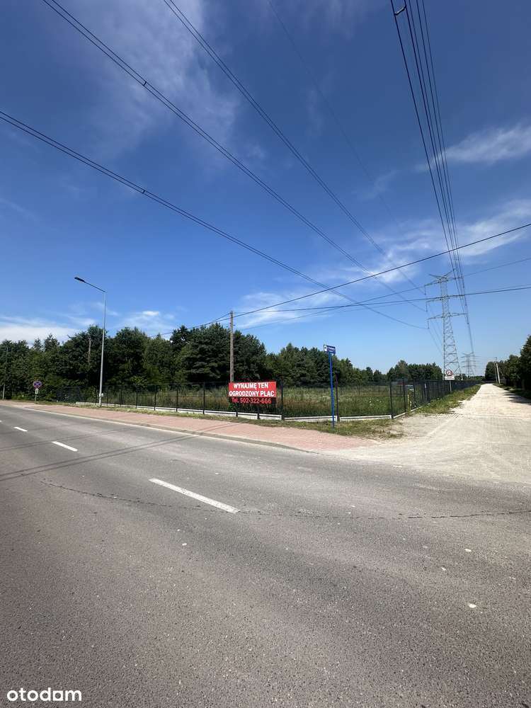Wynajmę ogrodzony plac - 1000 metrów.