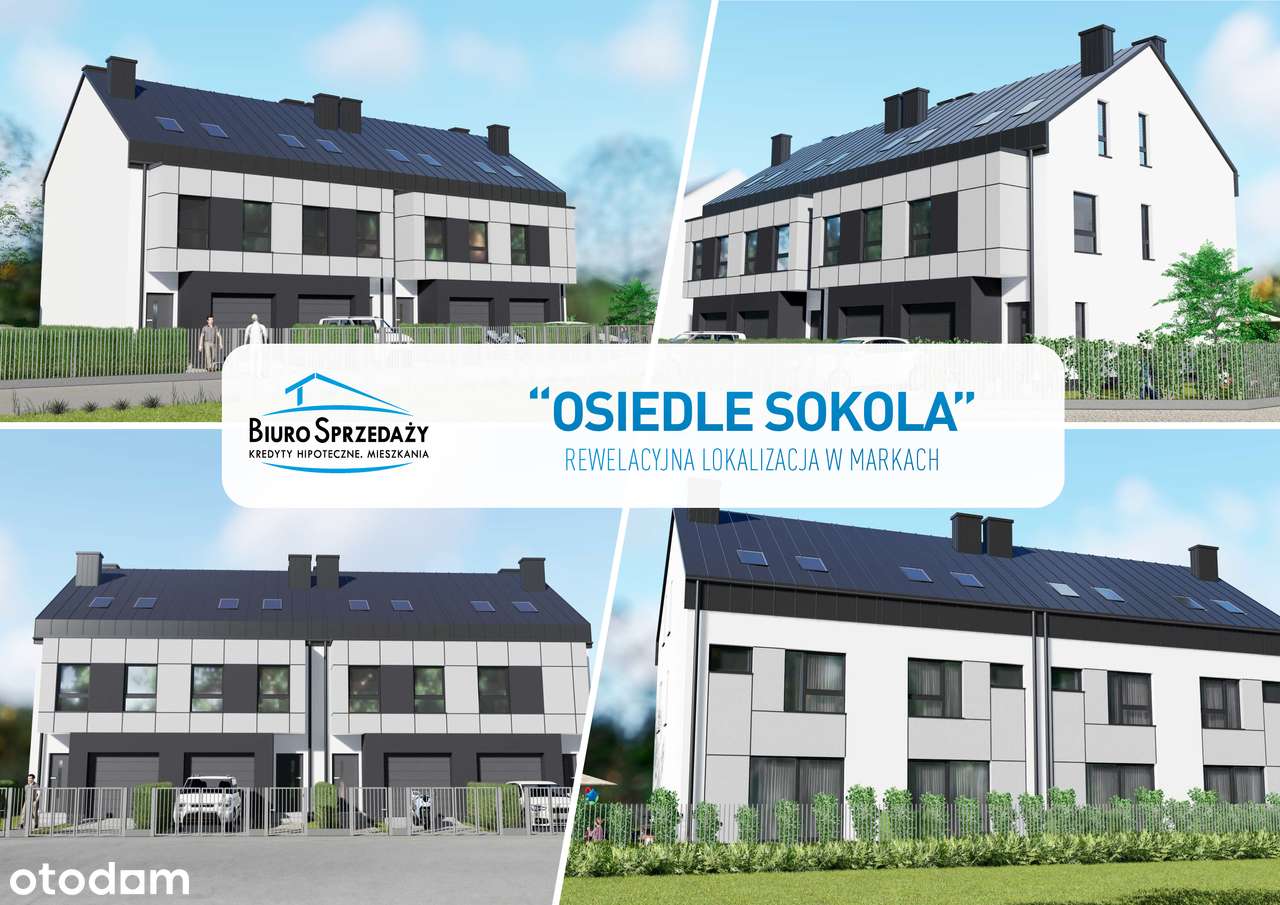 KOMPAKTOWY SEGMENT Z GARAŻEM+PODJAZD+OGRÓDEK - Pełny obrazek: 1/8