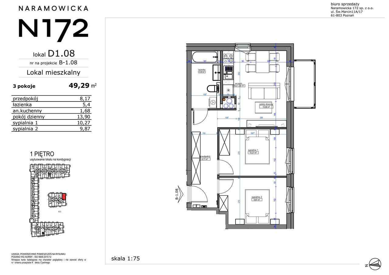 3-pokojowe mieszkanie 49m2 + balkon Bez Prowizji - Pełny obrazek: 2/9
