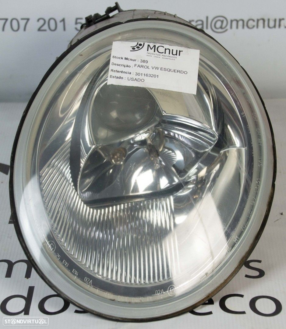 FAROL Esquerdo Usado VW/BEETLE (5C1, 5C2)/2.0 TDI | 04.11 -  REF. 301163201,1C09... - 1