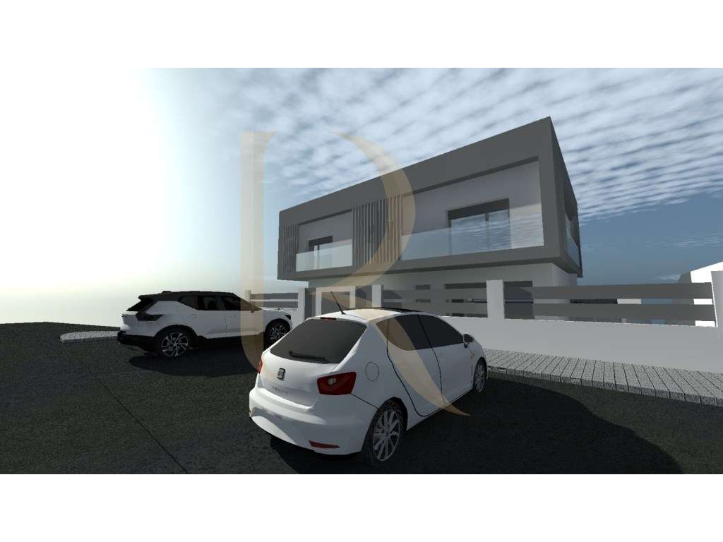 Moradia Geminada T3+1 nova com piscina e garagem no Pinhal do General-10