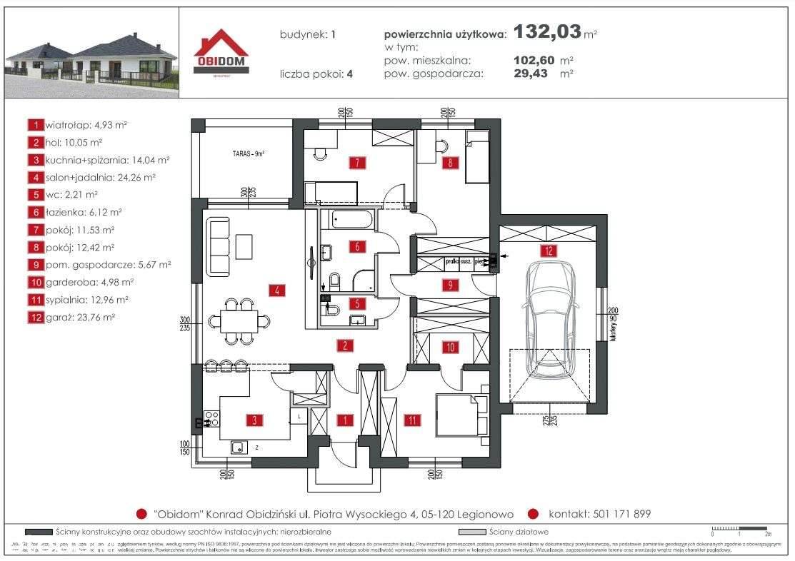 Piękny Dom na osiedlu Rajski Dosin - Pełny obrazek: 5/6