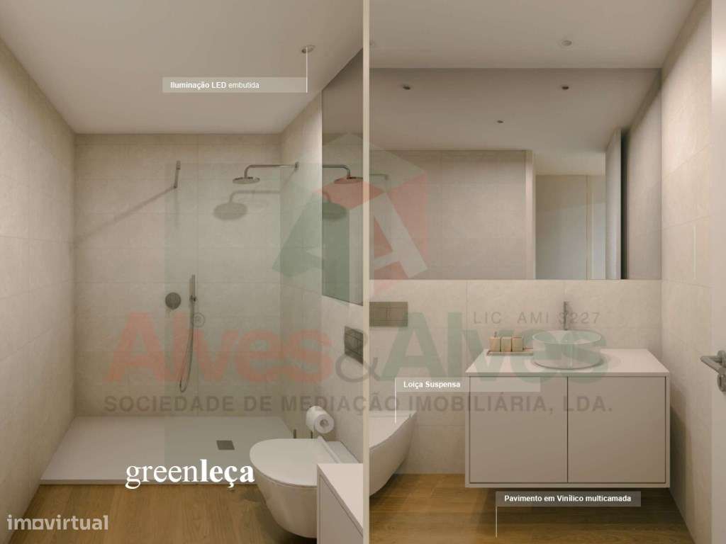 T2 Leça do Balio - Araújo - com 2 lugares de garagem (Obra em execu...-9