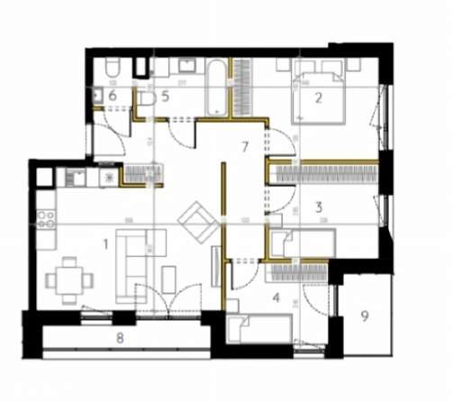 Luksusowy apartament 73 m² w sercu Łodzi-10