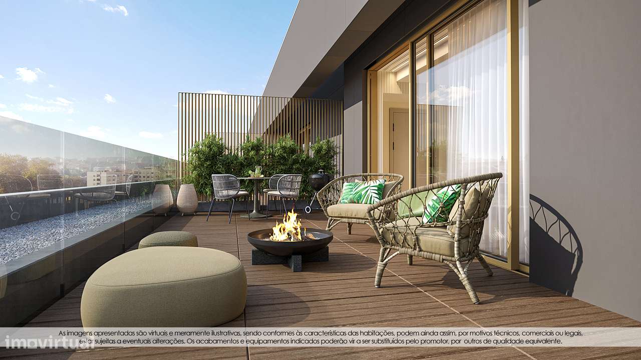 T3 Novo Ultimo Piso C Terraco 52 13M2 Em Santa Marinha Devesas