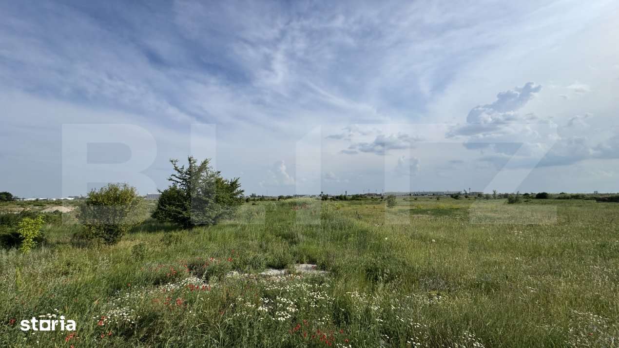 Teren intravilan 3087 mp, toate utilitatile la front, zona industriala - Imagine principală: 4/4
