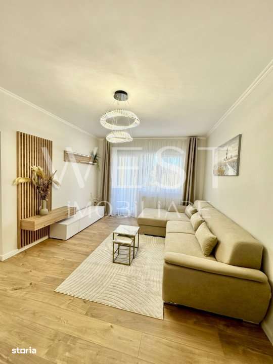 Apartament 2 camere 54mp! Ultramobilat! Zona Urusagului! Bloc nou! CF! - Imagine principală: 2/19