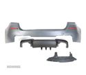 PARA-CHOQUES TRASEIRO PARA BMW F11 10-16 LOOK M PERFORMANCE DUPLA SAIDA - 3