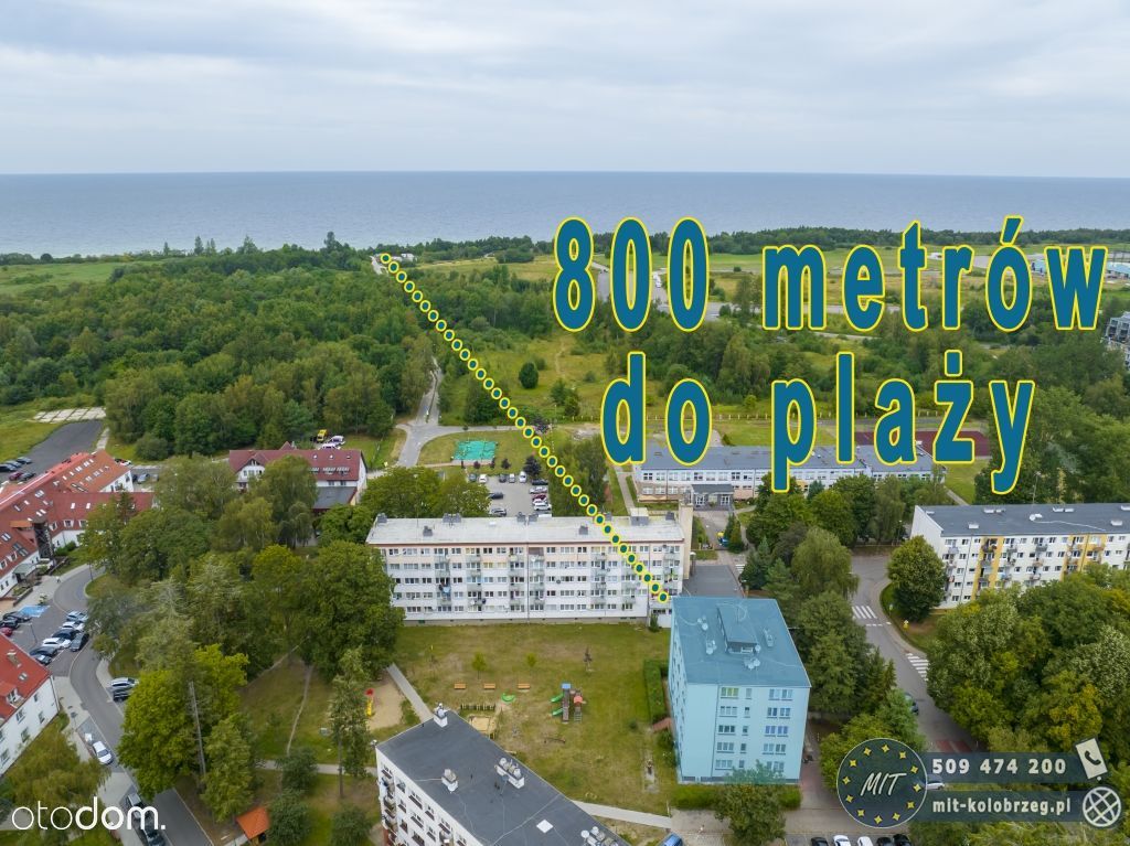 Mieszkanie 3 pok. 800 metrów od plaży - Kołobrzeg