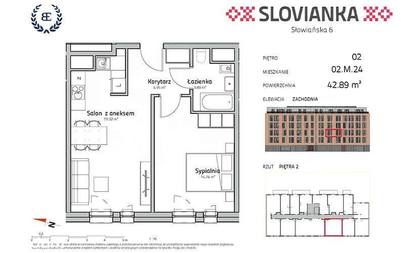 Mieszkanie na sprzedaż / 42m2 - 2 pokoje /czynsz 650zł / Garaż 45 tyś. - Pełny obrazek: 4/15