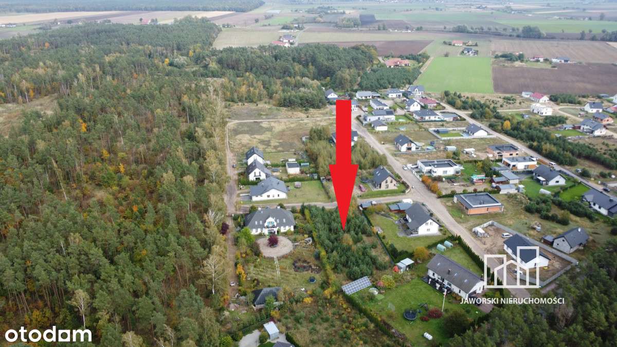 Działka budowlana przy lesie, spokojna okolica-0