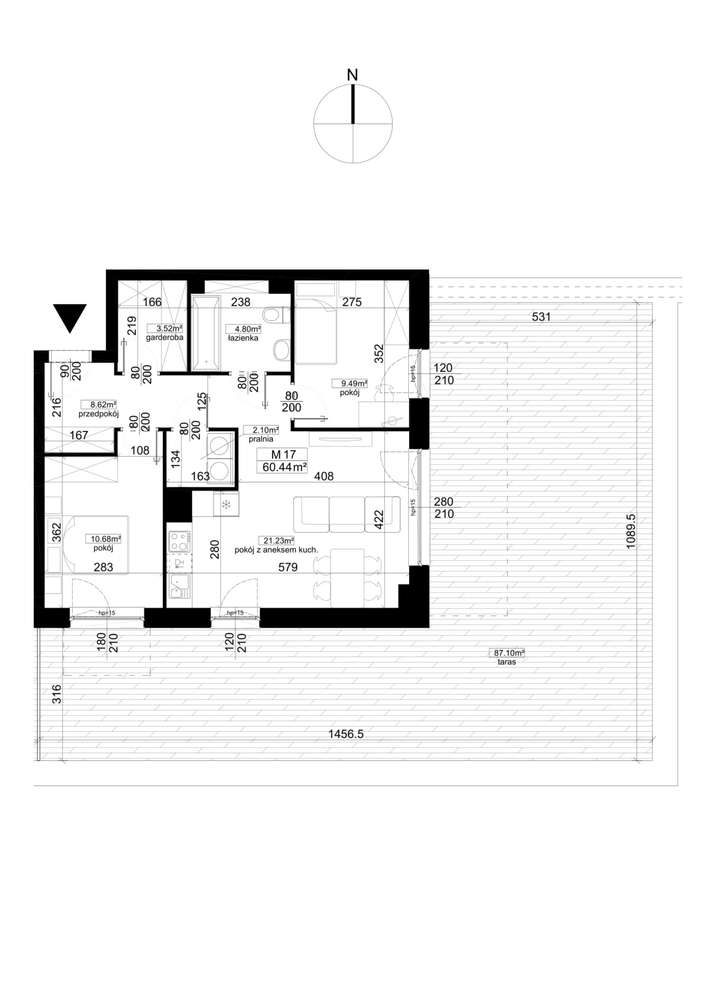 Kalaminta | mieszkanie 3-pok. | 17_ 4 - Pełny obrazek: 2/7