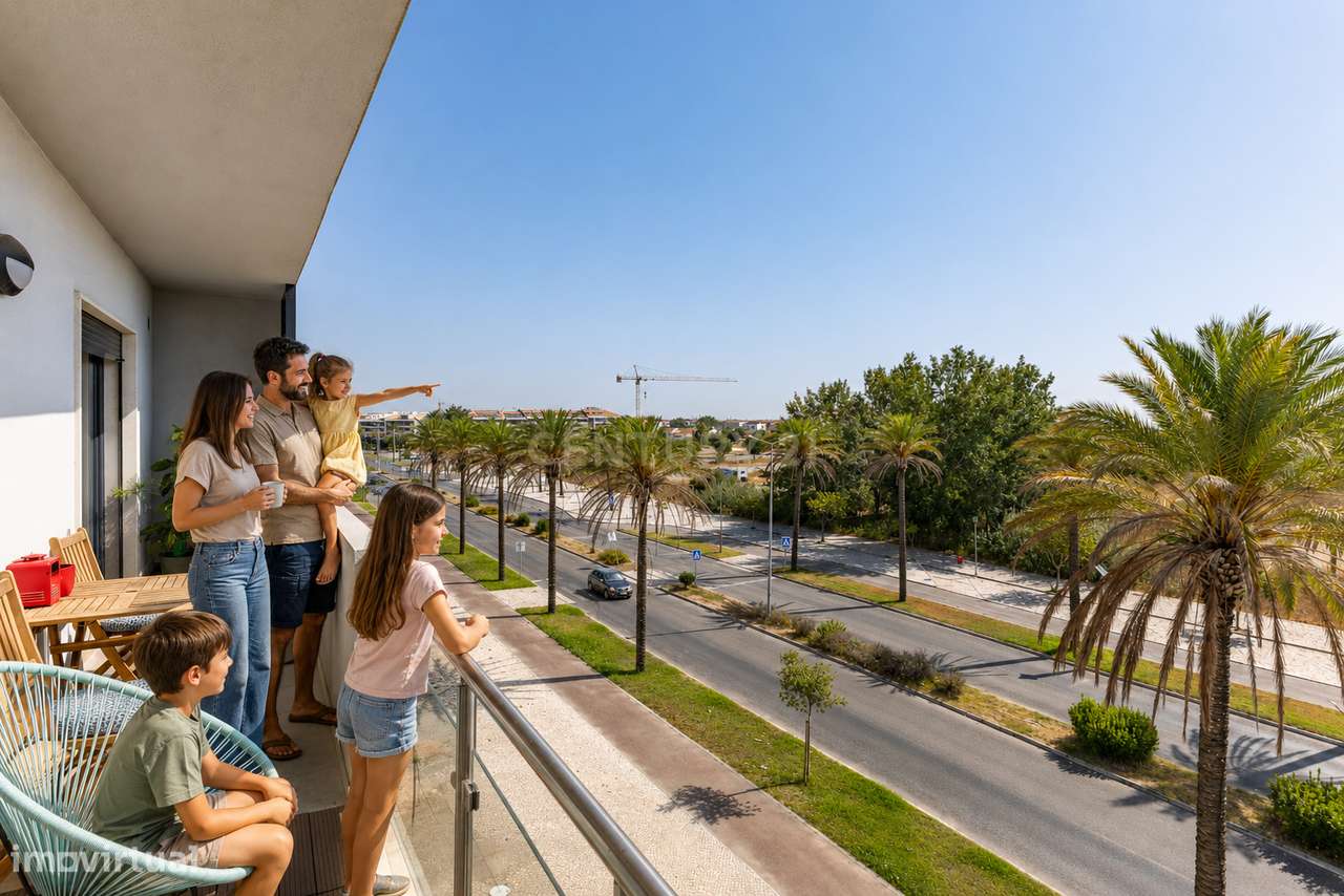 T3 no Pinhal Novo | Espaço para a família, pôr do sol e um escritório-14