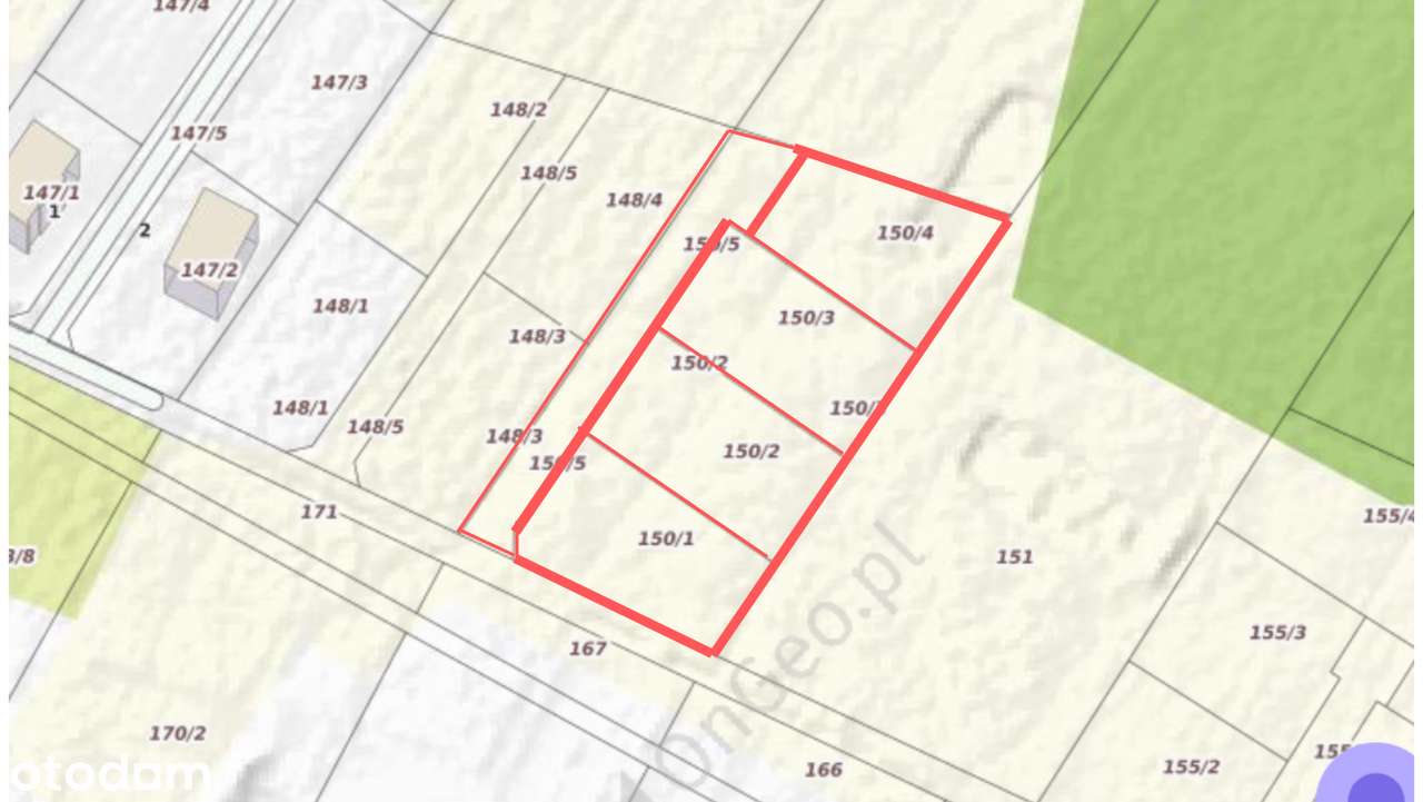 Działka budowlana 1000 m² | MPZP | Czerniec, gm. Lubin