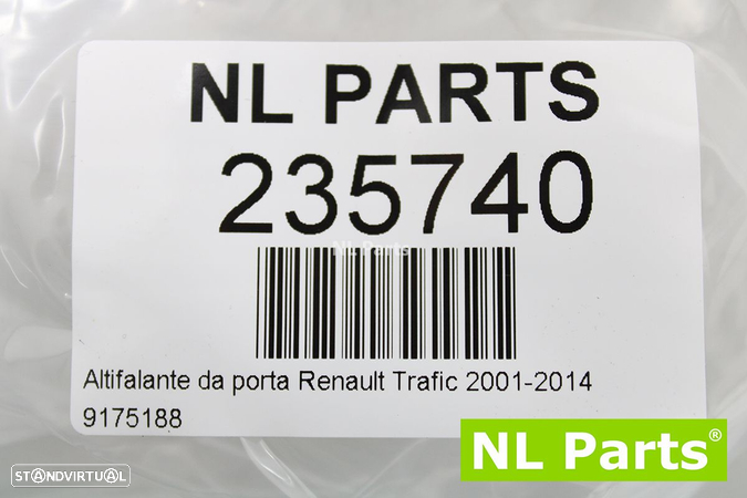 Altifalante da porta Renault Trafic 2001-2014 9175188 - 7