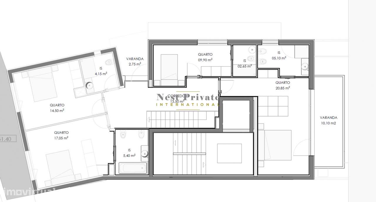 Apartamento T5 Duplex Antas-33
