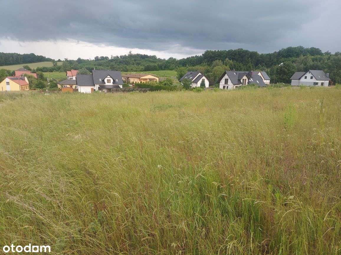 Działka budowlana   z pięknym widokiem na okolice MANIÓW(Jerzmanowa) - Pełny obrazek: 5/8