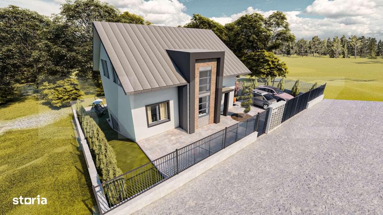 Casa Premium Individuala – Chinteni, 215 mp utili, teren 500 mp – - Imagine principală: 3/11