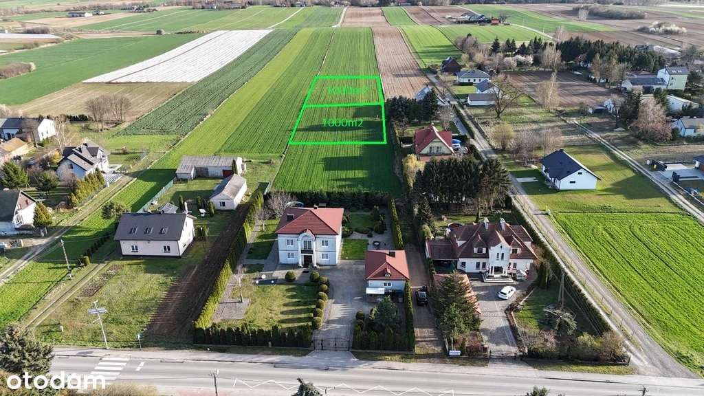 Działka budowlana 20ar, przeznaczenie MN.