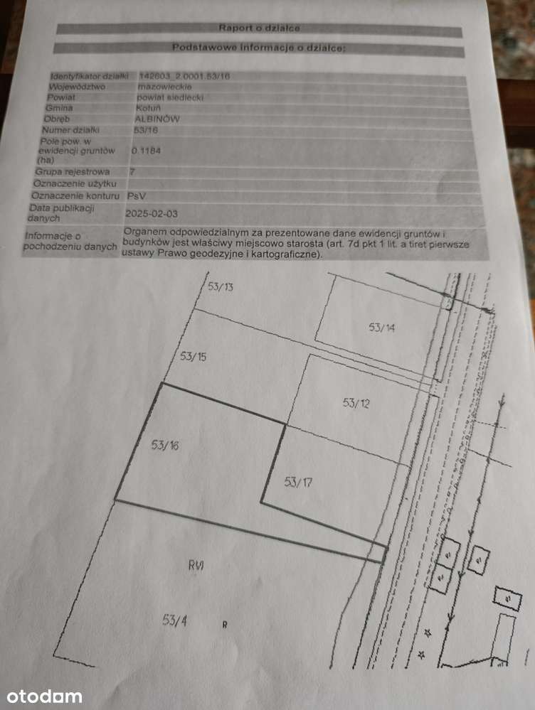 Działka budowlana z WZ - Pełny obrazek: 4/5
