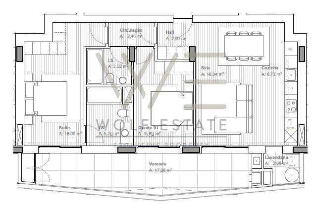 Apartamento T2 Venda em Ferreiros e Gondizalves,Braga-8