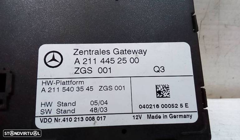 Modulo Gateway (Sofagem) Mercedes-Benz E-Class T-Model (S211) - 2