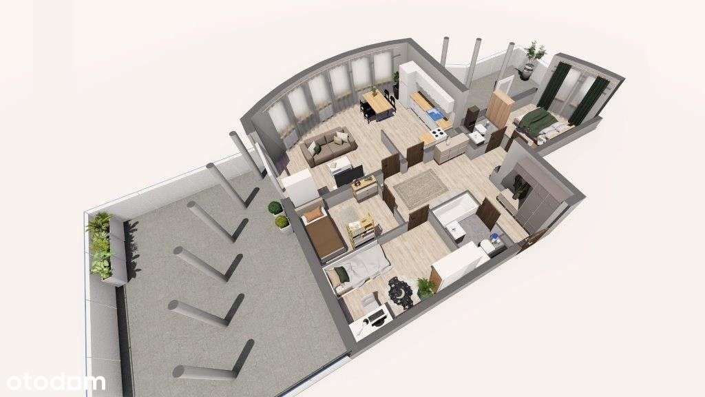 Mieszkanie + Tarasy 71 m2