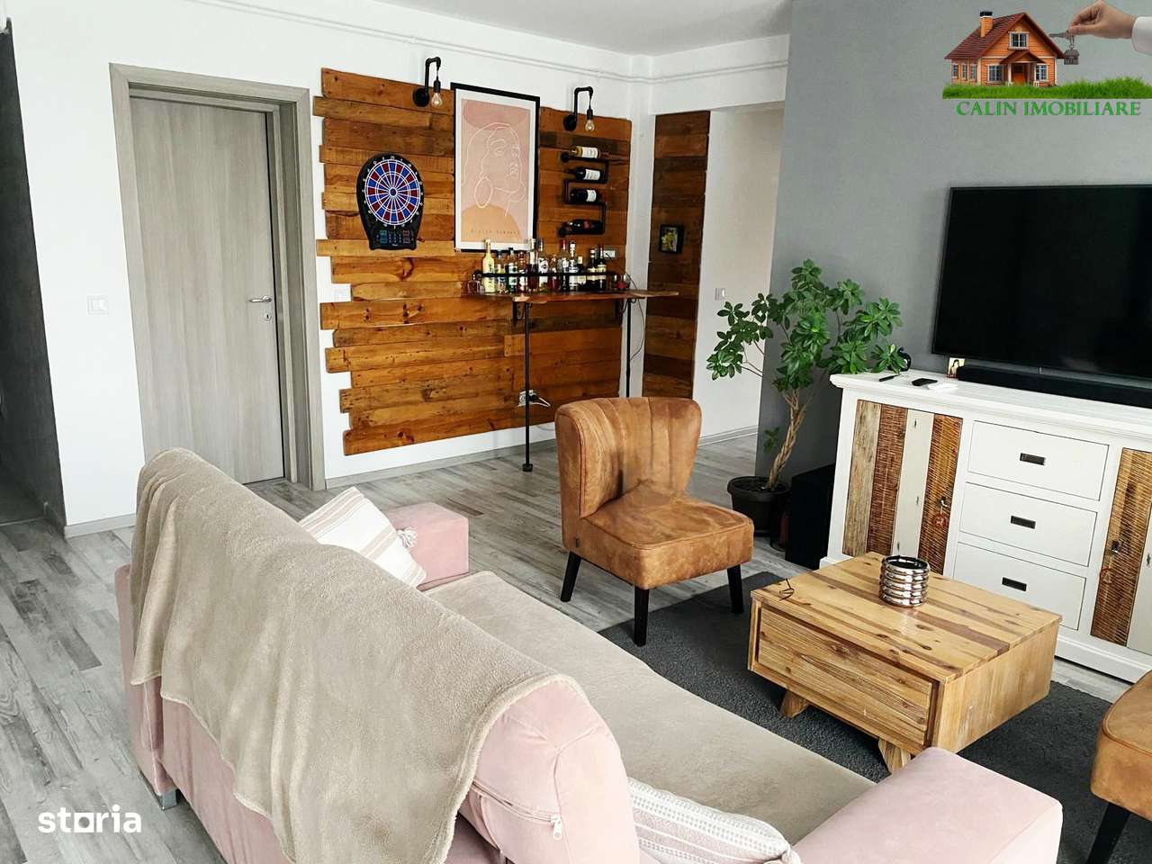 Apartament 2 camere et 1  62 mp Mobilat Parcare Valea Adanca 5 Drumuri-0