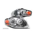 FARÓIS FRONTAIS ANGEL EYES PARA AUDI A4 B7 04-08 CROMADO - 2