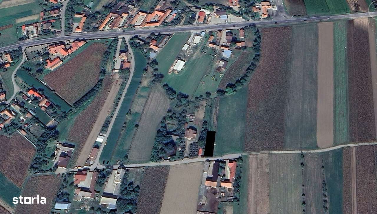 Teren intravilan cu toate actele la zi,cu utilitati,front la asfalt. - Imagine principală: 4/4