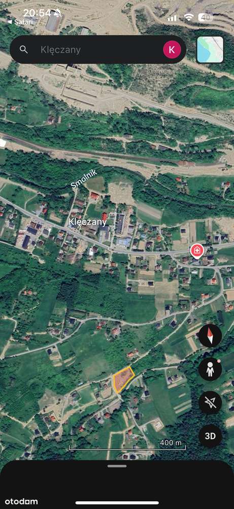 Działka 3100 m² w spokojnej okolicy. Klęczany  (Chełmiec) - Pełny obrazek: 5/5