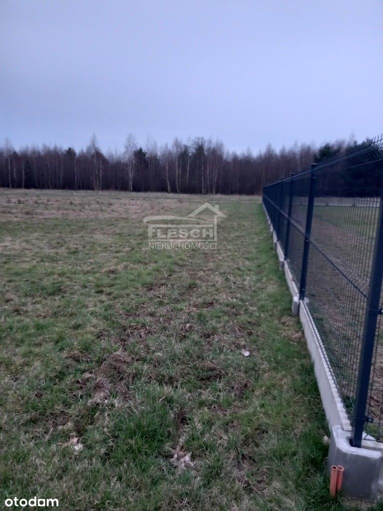 Ładna działka 1080 m2 Zalesie