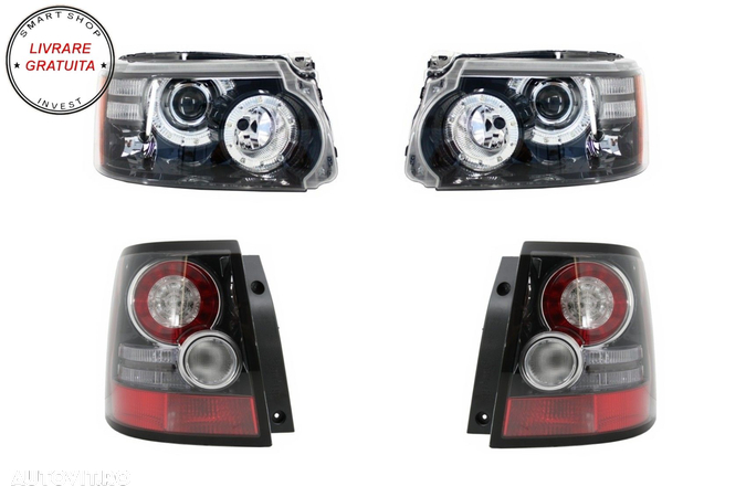 Faruri si Stopuri LED compatibile cu Range Rover Sport L320 (2009-2013) Facelift D- livrare gratuita - 1