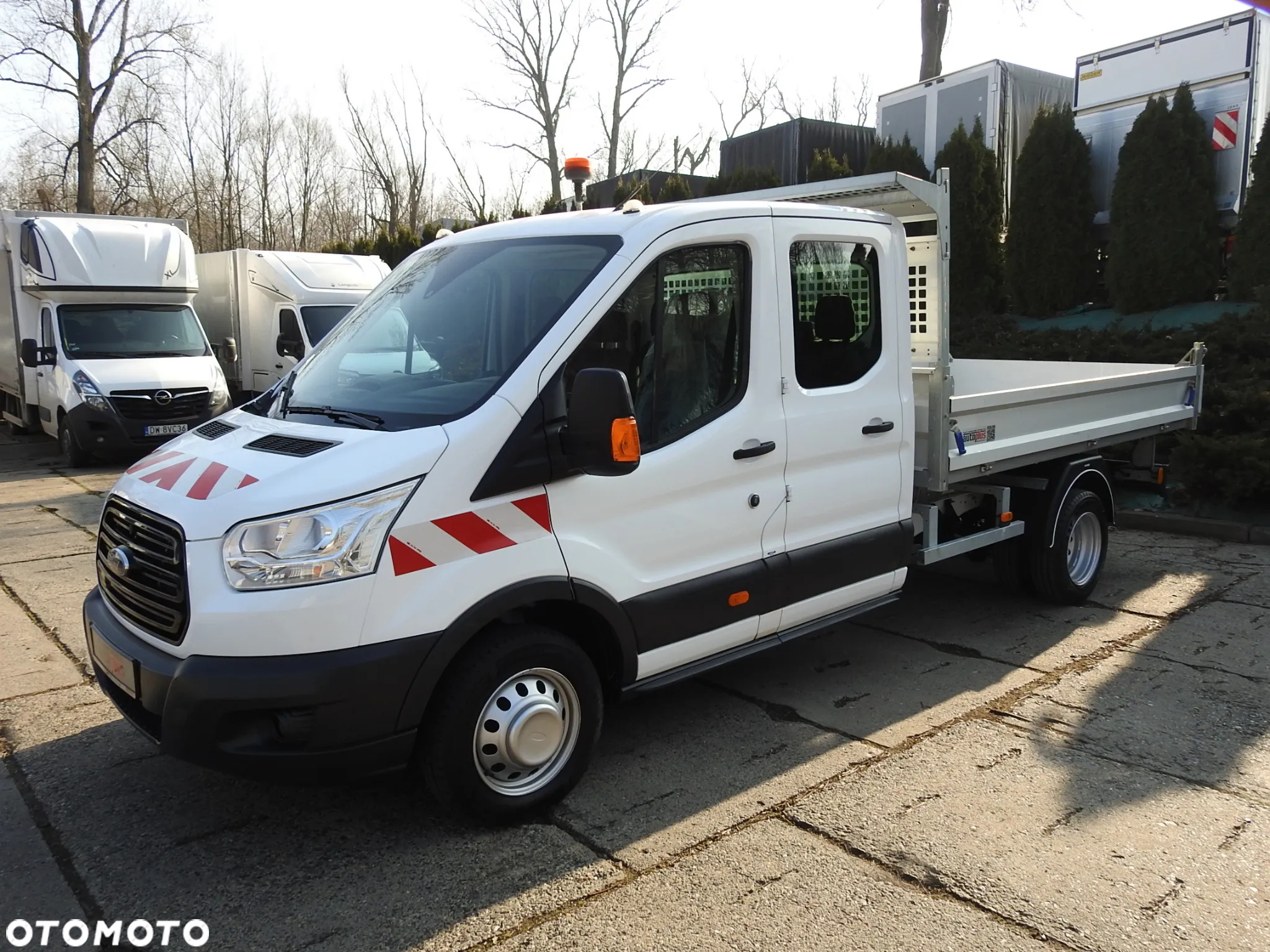 Ford TRANSIT WYWROTKA PODWÓJNA KABINA DOKA 7 MIEJSC TEMPOMAT KLIMATYZACJA LEDY BLIŹNIACZE KOŁA 170KM [ K60020 ] - 7