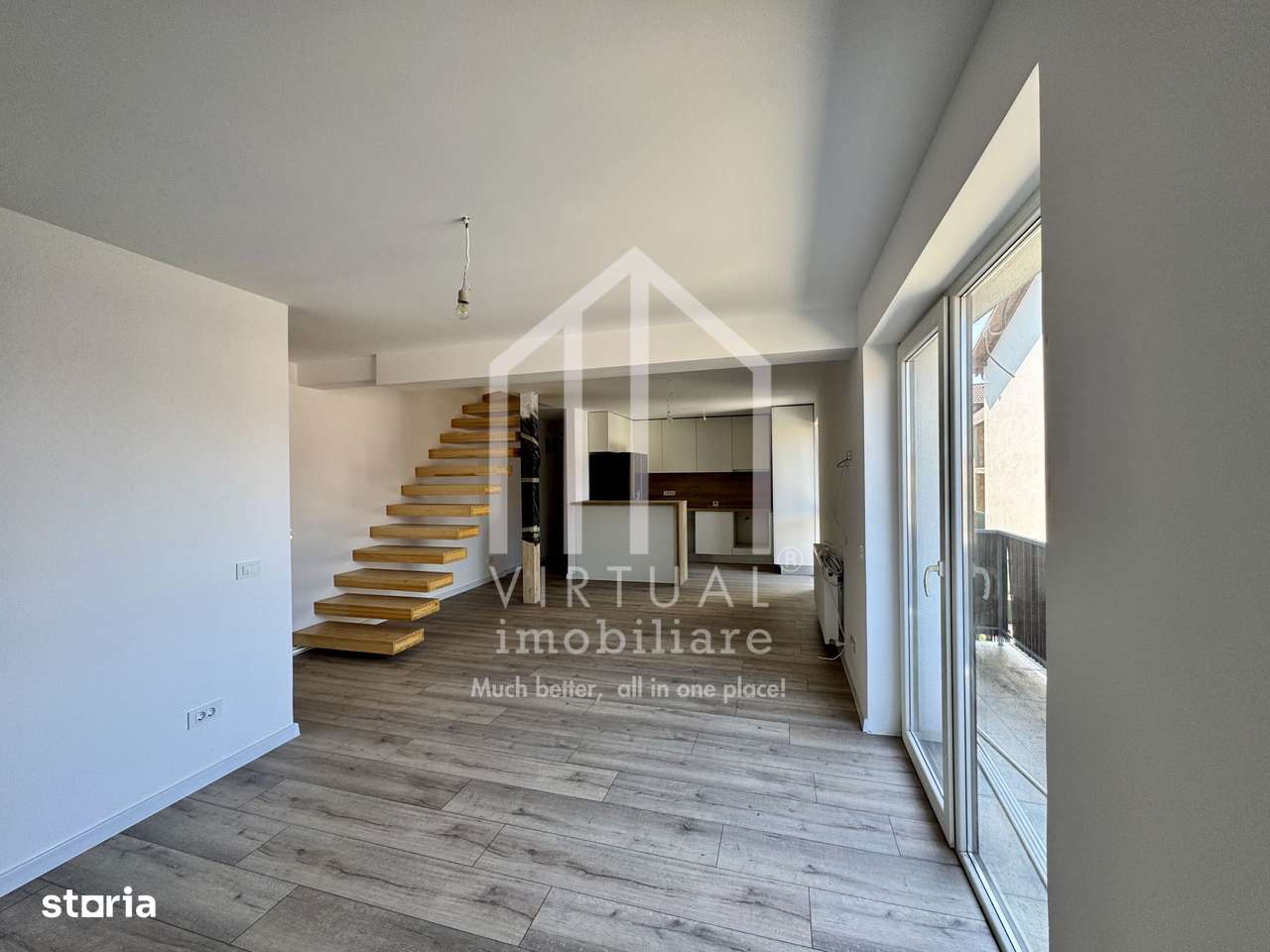 Ap tip mansarda cu 4 camere, 105mp utili + balcon, parcare, etaj 1 - Imagine principală: 2/19