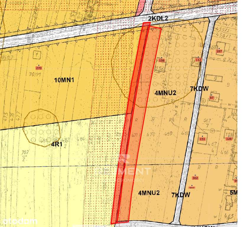 Działka 1 232 m2 PUM - 11 domów wolnostojących-4