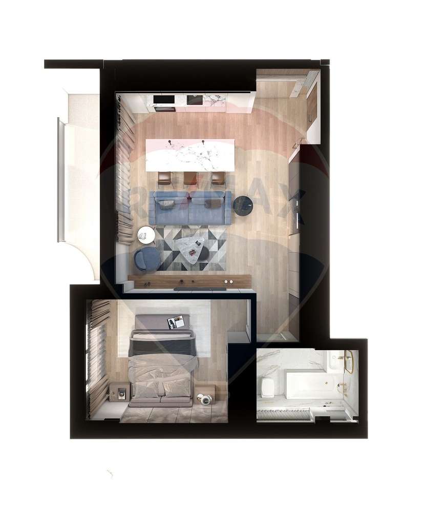 Apartament 2 camere etaj 3 - Imagine principală: 5/11