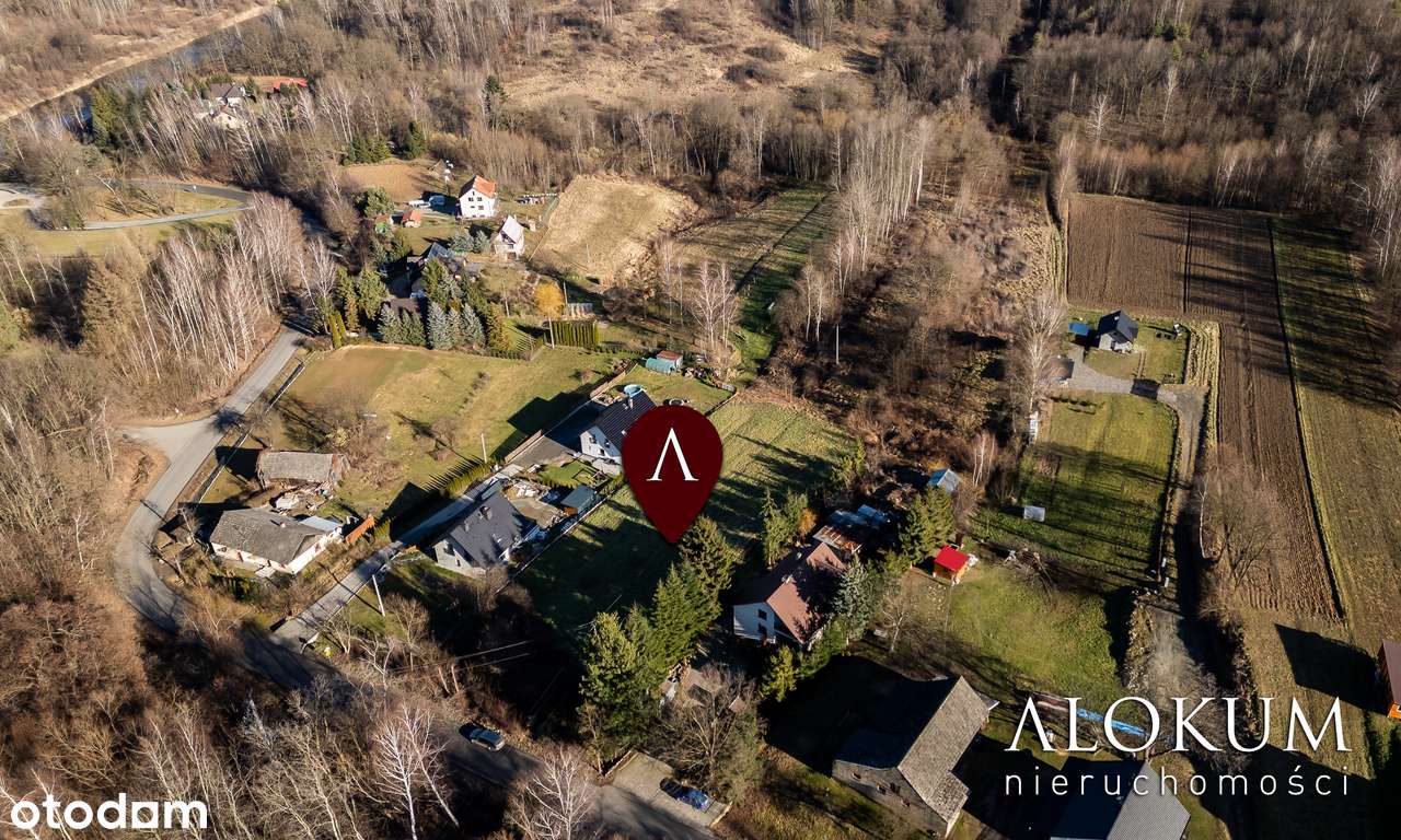 Działka budowlano - rolna Klęczana gmina Gdów. - Pełny obrazek: 4/10