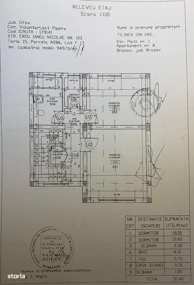 Casă cu 3 camere și curte, în complex securizat – Iancu Nicolae.-11