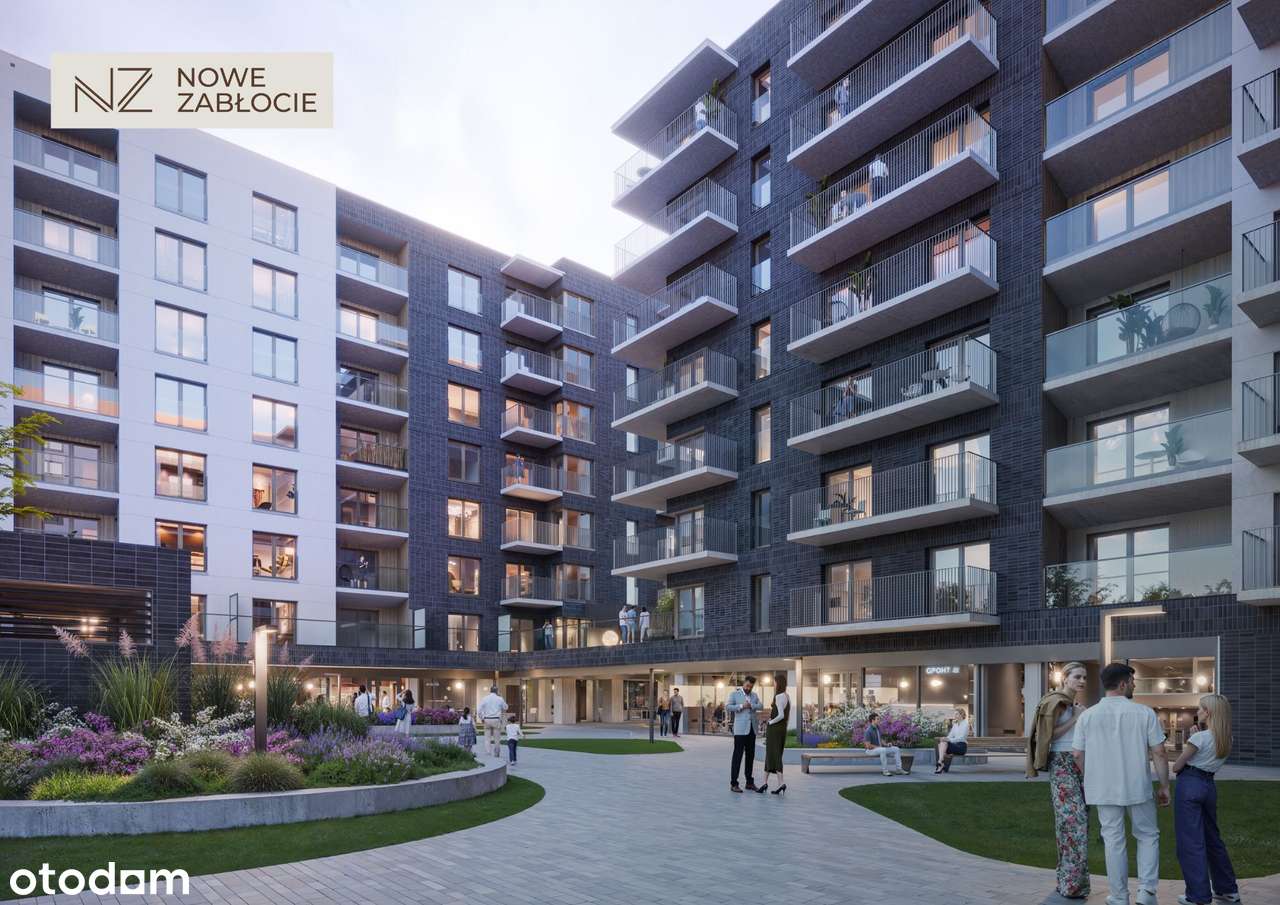 NOWE ZABŁOCIE/ 3 balkony 24,23m2 / Od dewelopera / Bez prowizji-1