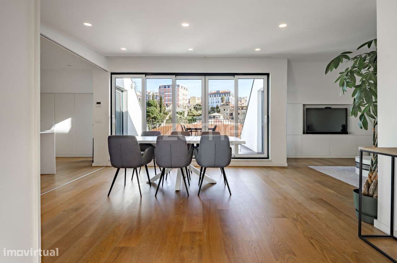 Apartamento T3 com terraço e vista na Praça dos Restauradores SQUAR... - Grande imagem: 4/28