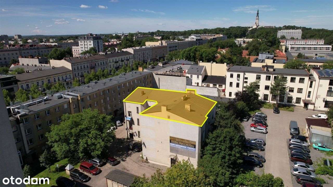 Poddasze w kamienicy. III Aleja Nmp, 6-8 mieszkań-1